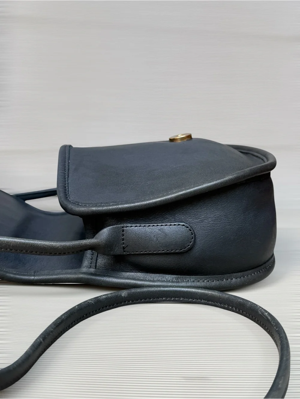 Vintage Coach Black Casey Bag 9923